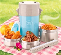 不銹鋼真空保溫飯盒（304內(nèi)容器）