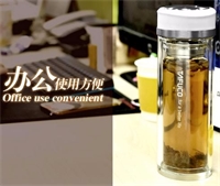 雙層耐熱玻璃商務(wù)杯