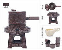 時(shí)來運(yùn)轉(zhuǎn)-石磨茶具套裝