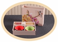 金玉滿堂彩虹兩碗兩筷