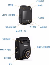 飛利浦 汽車行車記錄儀