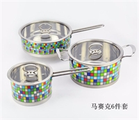 304不銹鋼炫彩6件套