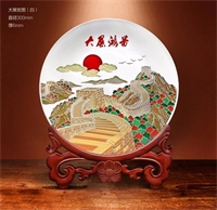 12寸流通類大展宏圖工藝擺件