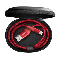 Anker安克 Powerline+2 拉車線2代 手機數(shù)據(jù)充電線 1.8米紅色盒裝