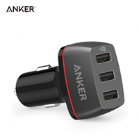 Anker安克車載充電器36W  黑