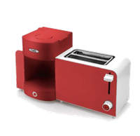 二合一早餐機(多士爐、咖啡機) EJB327RED