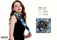 aurora絲巾 黑洞 B1—089