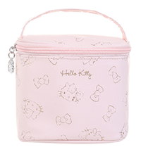 Hello Kitty圓桶化妝包(粉色)
