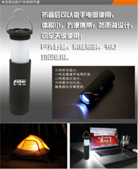 薩博爾伸縮式強光手電野營燈 LS-573（探路者）