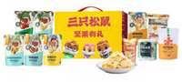 三只松鼠?青春范堅果零食大禮包B