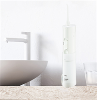 松下 （Panasonic）家用水牙線便攜式電動沖牙器 EW-DJ10-W405