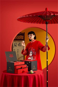 國潮駕到·中糧糧小買創(chuàng)意三層抽屜精裝中秋禮盒A