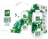 伊利｜金典有機純牛奶夢幻蓋新250ml*10