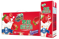 伊利｜優酸乳果粒酸奶飲品草莓味禮盒裝