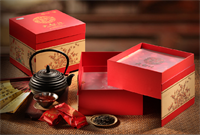 中糧“福喜臨門”大紅袍茶禮盒