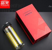 富光健牌思茗雙層玻璃杯320ml