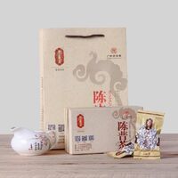 新寶堂十六年陳皮普洱茶禮盒廣東特產送禮72克