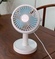美菱USB臺扇MPF-DG1350(白色充電)-C-RE