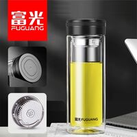 富光健牌致新雙層玻璃杯500ml