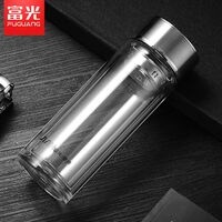 富光健牌豪泰雙層玻璃杯300ml