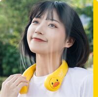 FA14_渦輪無(wú)葉掛脖風(fēng)扇