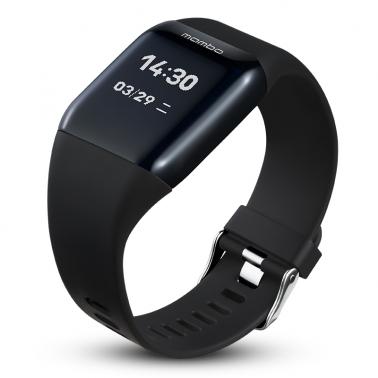 樂心 mambo watch 智能手表 智能手環 心率檢測 觸控屏幕 來電提醒 來電顯示 睡眠監測 運動計步防水 黑色.jpg
