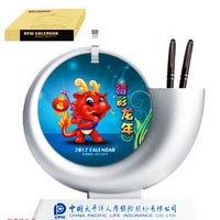 時尚筆筒臺歷-精彩龍年
