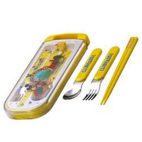 米奇Q款提手餐具組