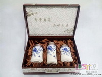 榮華富貴養生禮品陶瓷套裝三件套